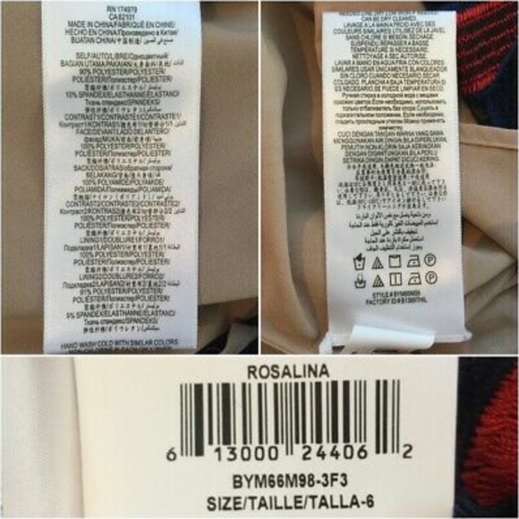 BCBG Maxazria Embroidered Sheath Rosalina Dress 6 - Picture 8 of 8